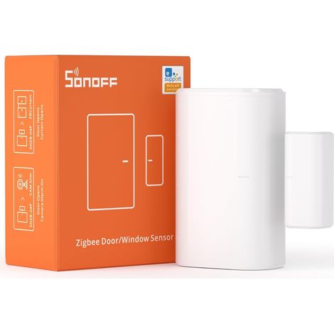 Capteur de Porte et Fenêtre ZigBee 3.0 Sans Fil Adapté pour SONOFF SNZB-04P - Détecteur d'Ouverture Alarme Maison Piles Incluses Compatible Alexa Google Home (1/5)