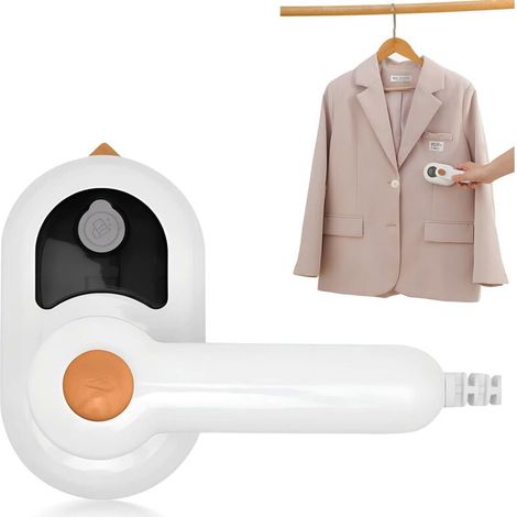 Fer à Repasser de Voyage,Mini Fer à Repasser Pliable,Mini Fer a Repasser Couture,180 °Rotatif, Avec Tasse àMesurer et Coussin Isolant Thermique,pour la Maison et les Voyages,Déplacements (1/5)