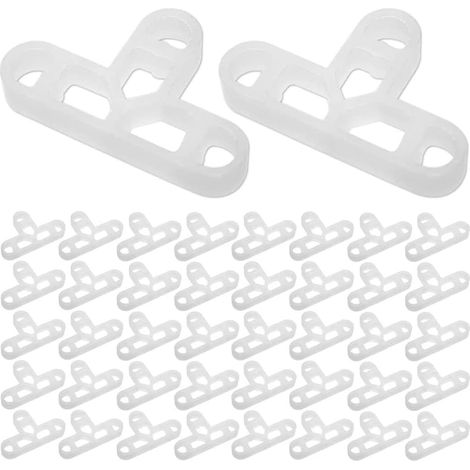 100 x 10mm Tile Joint Spacers T-Spacers for Decking and Plaques (1/5)