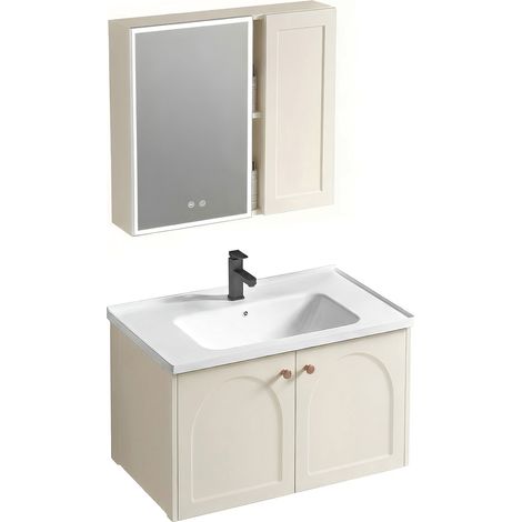 Rea Conjunto De Muebles De Baño Con Lavabo Denver 60cm Creme (1/5)