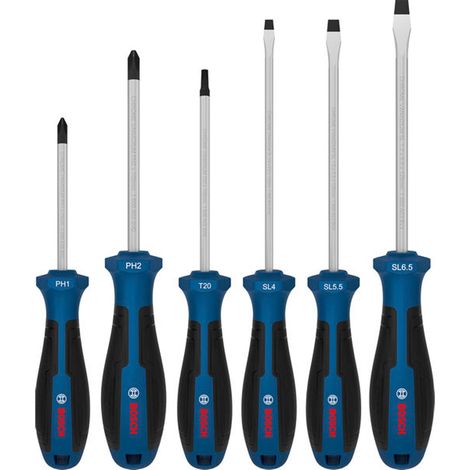 Bosch Schraubendreher-Set PH/TX/SL, 6-tlg. - 1600A039PJ (1/4)