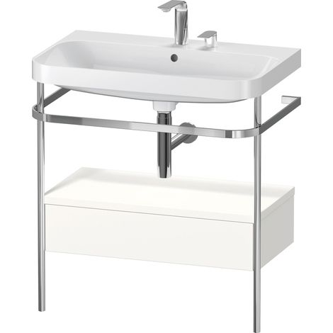Set c-bonded Duravit Happy D.2 Plus con consola metálica y cajón,
