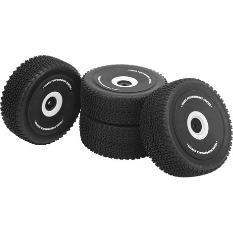 Satz mit 4 Vorder- und Hinterreifen aus Gummi für WLTOYS 124018 1/12 RC-Auto (1/5)