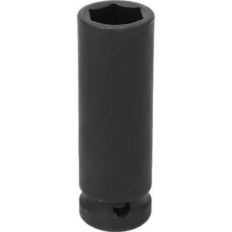 Clé à choc pneumatique 6 pans 1/2 pouce, douille profonde 17/18/19mm, acier chromé, pour cliquet et visseuse à air, lot de 3 (1/5)