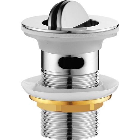 Perforated - M1393Designer washbasin drain without overflow and without drain body, chrome