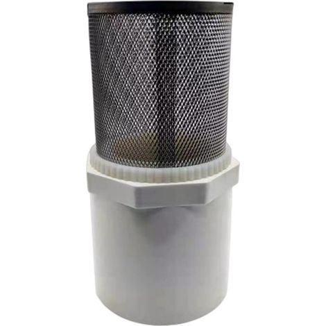 Tête de filtre d'aspiration en acier inoxydable avec raccord de tuyau en PVC, filtre de valve à pied pour pompes à eau, aquariums, piscines (50 mm) (1/5)