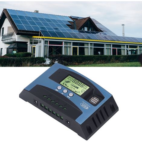 Contrôleur de chargeur photovoltaïque solaire MPPT 12 V/24 V pour système de production d'énergie intelligent domestique 100 A (1/5)