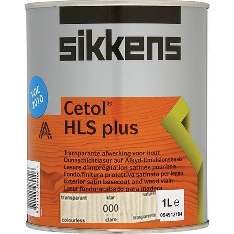 Sikkens – Lasure extérieure incolore 1L – Imprégnation multicouche résine alkyde – Excellente résistance UV – Application avec brosse ou rouleau (1/4)