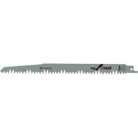 Hoja de sierra sable para madera dura, corte curva recta vaga, similar al artículo Bosch n° : S 1531 L, calidad de Hoja de sierra HSC