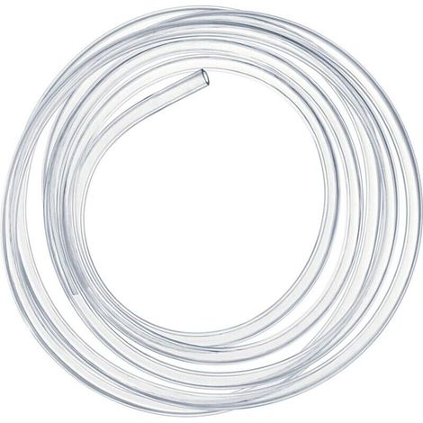 Manguera flexible transparente de 2 metros – 16 mm de diámetro interior – 20 mm de diámetro exterior – Tubo flexible para líneas de fluidos -Crezuo