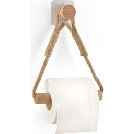Toilettenpapierhalter ohne Bohren Toilettenpapierhalter Toilettenpapierrollenhalter Vintage Handtuchhalter Toilettenpapierhalter für Toilette Badezimmer Badezimmerdeko Vintage Industrieseil