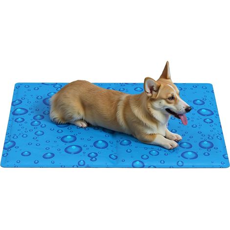 Tapis rafraichissant Chien en Gel rafraîchissant, Tapis Froid Chat résistant et Durable, freshpad pour Chien pour Un été Confortable 60×90cm (1/5)