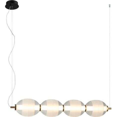 Lámpara colgante LED 29W RINOT PND453724WHCL Italux (1/2)