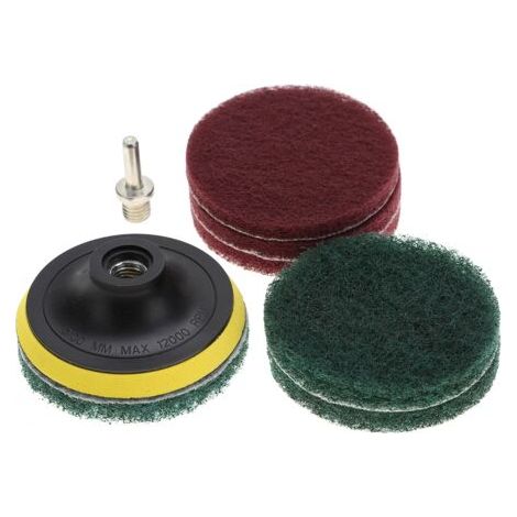Brosse de nettoyage pour carrelage, polissage du métal, accessoires pour perceuse, outil de nettoyage avec tige