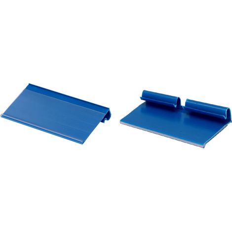 Ersatz-Etikettenhalter de Kunststoff für blauen Haken edm