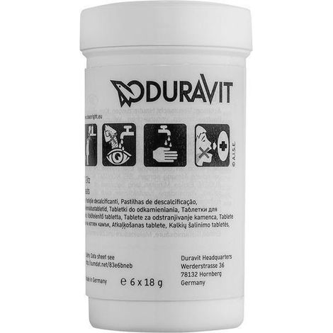 Duravit Entkalkungstabletten VE=6 für SensoWash, 1007250000