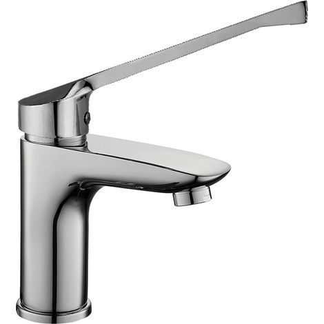 Kibath Grifo Medical maneta larga monomando NAD acabado CROMO brillo fabricado en latón