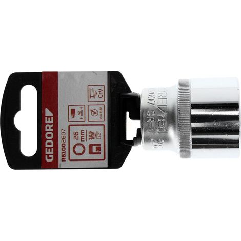 R61002607 Inserto per chiave a bussola 1/2" 6 facce 26 mm Lunghezza 42 mm (1/4)
