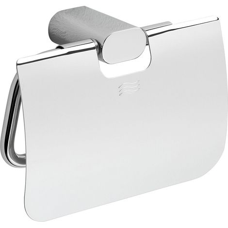 Inda - Kipprollenhalter mit Deckel Mito Chrom glänzend