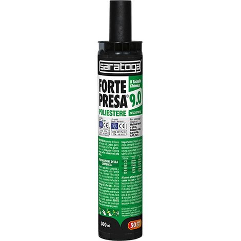 Saratoga TASSELLO CHIMICO FORTE PRESA POLIESTERE 300ML (1/7)