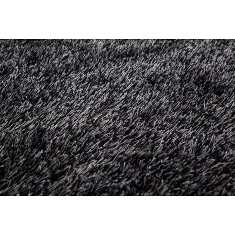 Tapis Shaggy Fait Main "Diamond" Anthracite 240 x 330 cm (1/2)