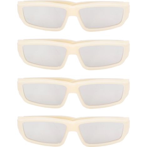 Lot de 4 lunettes d'observation d'éclipse solaire avec protection solaire et verres à couleur changeante (1/5)