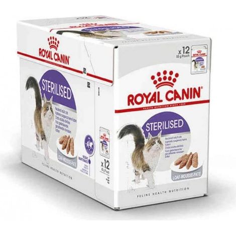 Royal Canin Strilise 85g (Pati ©) pour chats adultes striliss - 12 enveloppes 85g