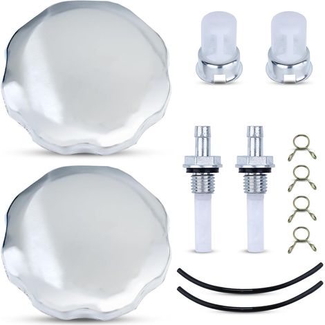 Fuel Tank Cap, Metal Fuel Tank Cap for Coleman CT200U CT200U-EX GX340 GX390 GX160 GX200 168F Predator 212cc Engine Baja MB200 Motorsports Mini Bike (1/5)