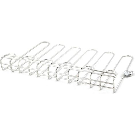 Crochet de verres pour plafond et mur - Support pour verres à vin suspendu idéal pour bar ou restaurant - Capacité de 20 verres sur 6 rails - Acier inoxydable (1/5)