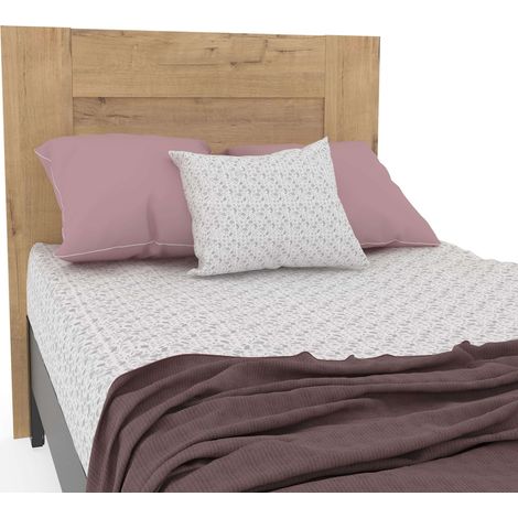 Cabecero de Cama Aroa 100 cm, Cabezal Dormitorio, Melamina Roble Gold
