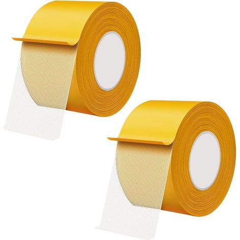 2 Rolls Ruban Adhésif Double Face, 50mm x 20m Ruban en Auto-Adhésif, Sans Trace Multifonctionnel pour Moquette, les Sols, les Murs (1/5)
