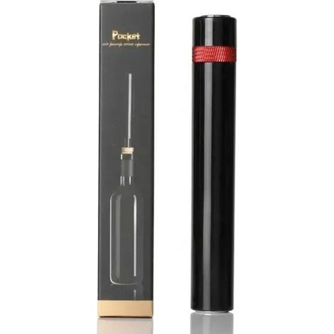 Pompe à air ouvre-bouteille sécurité Portable en acier inoxydable aiguille décapant de liège pression d'air ouvre-bouteille cuisine outils barre accessoires rouge (1/5)