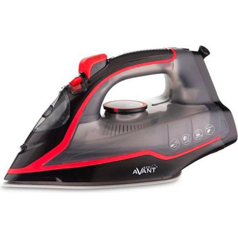Avant AV6106 plancha de vapor negra y roja potente 2200W (1/4)