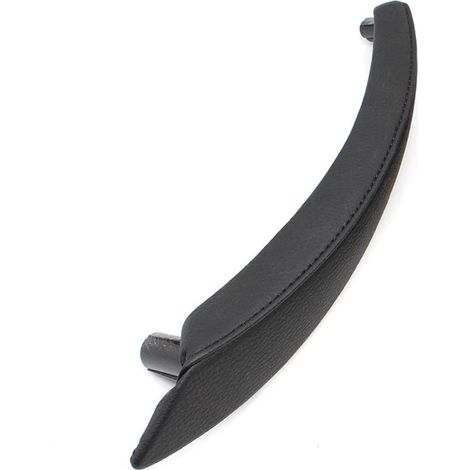 Poignée Porte Intérieure pour BMW X5 X6 E70 E71 E72 2007 2008 2009 2010 2011 2012 2013 Intérieur Voiture Gauche Droite Poignée Porte Passager Garniture Cuir Poignée Porte Voiture(Left Black)