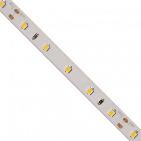 5 mètres de Ruban LED - 24V- 14,4W/m - 60 LEDs/m - SMD 2835 - IP20 - Blanc Neutre