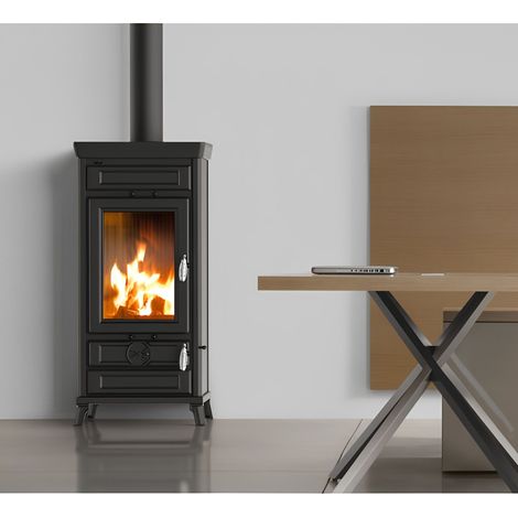 Poêle à bois en fonte - THERMOROSSI Vittoria Easy 12.7 kW (1/5)