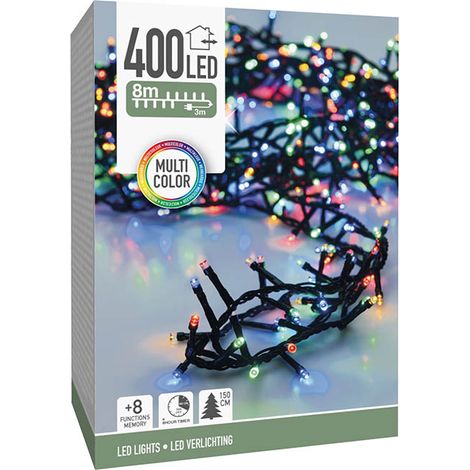 Guirlande Led épines 400l Effet épines, 400 Leds, 11m - Nan