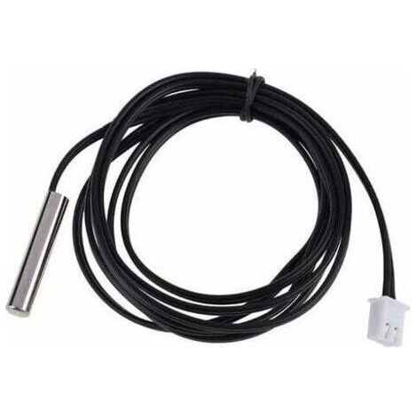 Sonde de température NTC 10K B3435 haute précision, résistante à l'eau, câble 1M, lot de 2 pièces pour mesure thermique (1/4)
