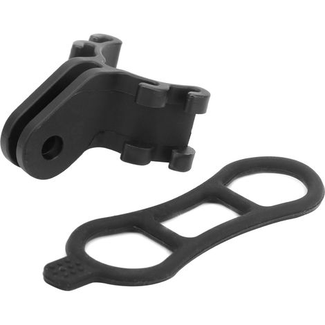 Fahrradtaschenlampenhalterung, Lenkerbefestigung, verstellbar, kompatibel mit GoPro-Montageschnittstelle (1/5)
