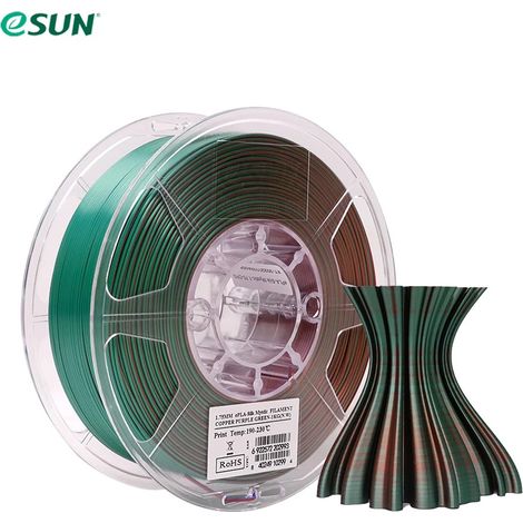 eSUN PLA-SilkMystic Filament eSUN PLA Filament 1.75mm 1000g Copper-Purple-Green