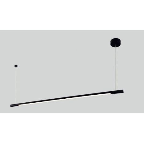 Suspension noire barre 150 cm LED 26W P0358 Maxlight