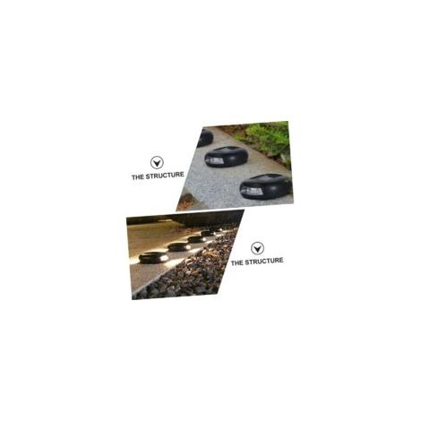 Juego de 4 apliques solares de pared, apliques de pared para exteriores, lámparas de pared para exteriores, luces de pared para exteriores, luz nocturna solar de pared - Crezuo