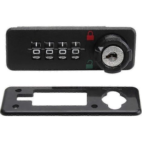 Serrure mécanique à combinaison à 4 chiffres ABS pour boîte aux lettres et armoireLuckyB (1/4)