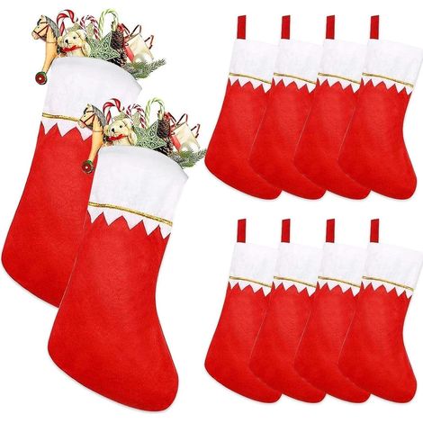 Chaussettes de Noë,Botte de Noel,Grande Chaussette Noel a Suspendre Sac Cadeau pour Cheminée Vitrine Sac de Bonbons,Noël Bonhomme de Neige, Décoration pour Noël (1/5)