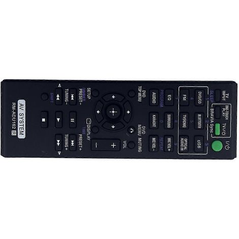 Remote Control RM-ADU162 Replacement for Sony DVD Home Theater AV System DAV-TZ140 HBD-DZ170 SS-WS12 (1/4)