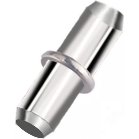 Lntyq Lot de 20 supports de sol 5 mm avec anneau d'alésage - Support d'étagère - Supports de sol - Support de planche - Support de sol 5 mm en acier massif nickelé (1/5)
