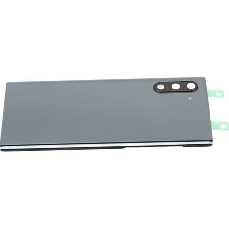 Kit de remplacement de la vitre arrière pour Samsung Galaxy Note 10 N970 : vitre étanche avec objectif de caméra et ruban adhésif (noir). (1/4)