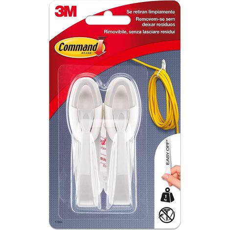 Los agrupadores de cables Commandâ¢ representan una soluciÃ³n innovadora y eficiente para mantener tus cables organizados y seguros sin daÃ±arlos. Di (1/2)