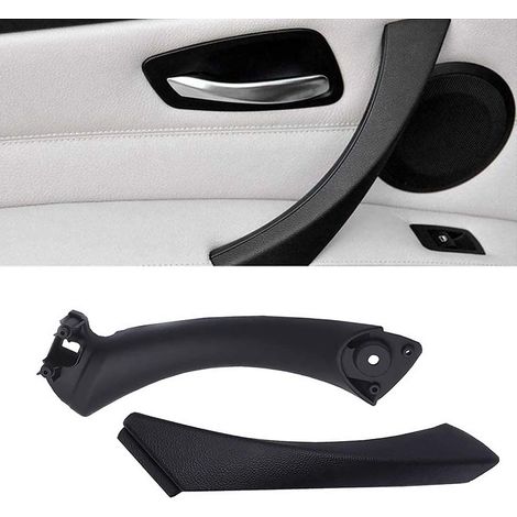 Compatible con la manija de la puerta de los modelos Serie 3 E90/E91/E92/E93, manija de la puerta del pasajero izquierda + cubierta exterior (Compatible con los modelos Serie 3 E90/E91 323 325 328 330 (1/5)