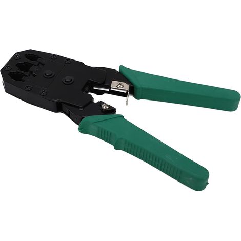 Kit d'outils réseau professionnel 5 en 1 : pince à sertir portable pour câbles Ethernet Cat5, Cat5e et Cat6 avec testeur (1/5)